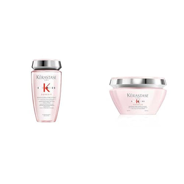 Kérastase | Stärkende Haarmaske für brüchiges und strapaziertes Haar, 200 ml & Shampoo für feines Haar, Nährendes und kräftigendes Haarbad gegen Haarverlust, Bain Hydra-Fortifiant, 250 ml im Sale